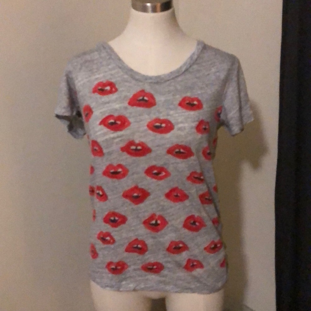 JCrew Donald Robertson Lips Tee